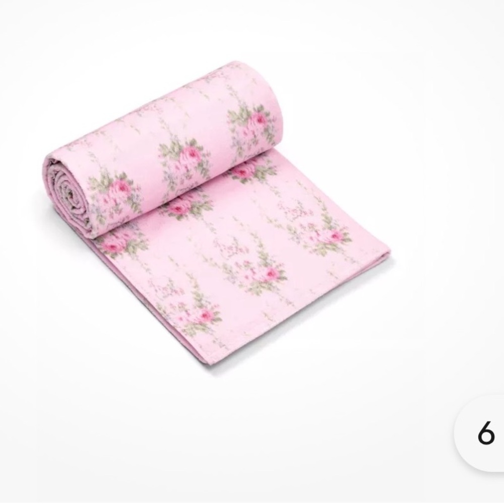 LoveShackFancy beach towel pink bloom  - NWT